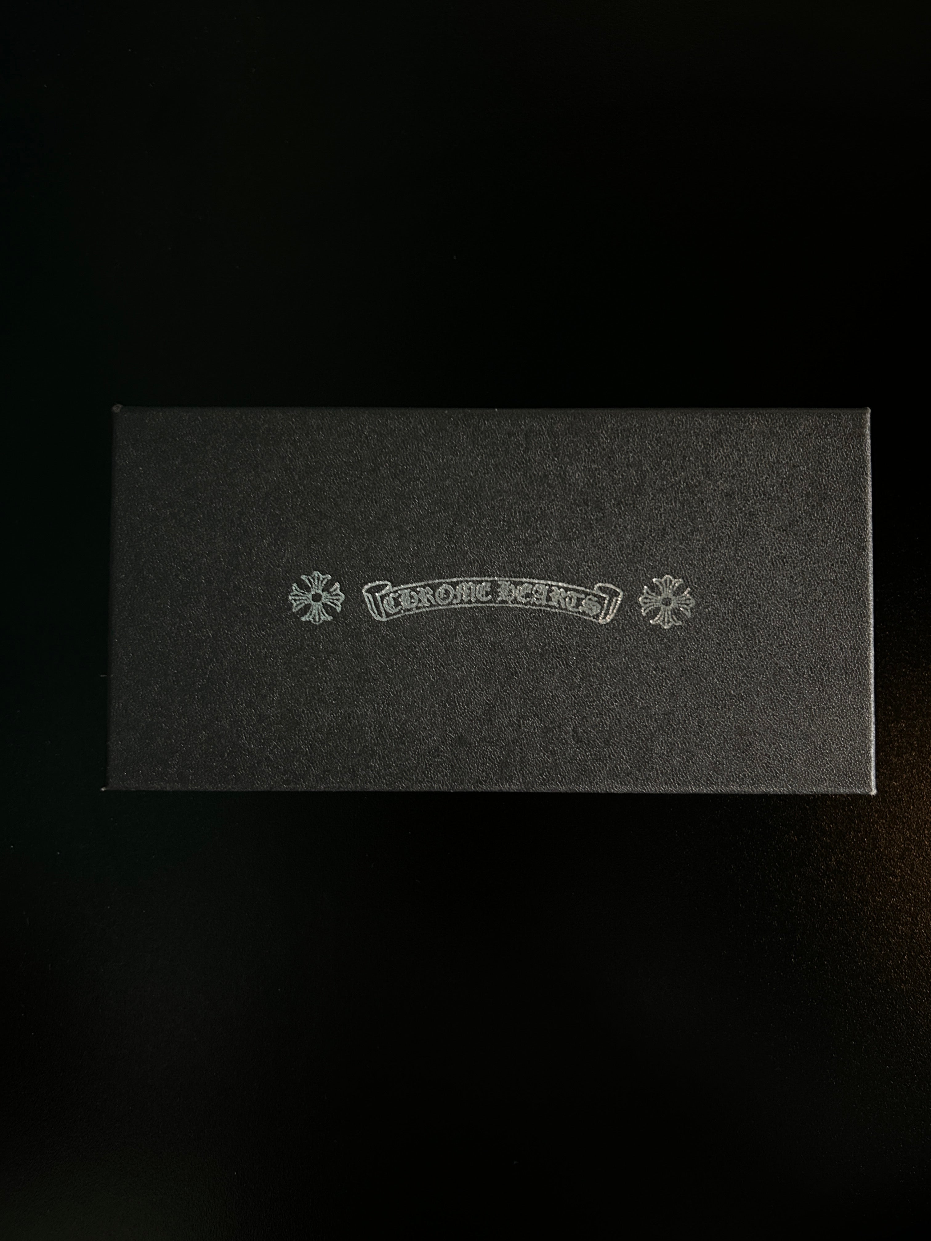 Chrome heart glasses - clear & silver badges