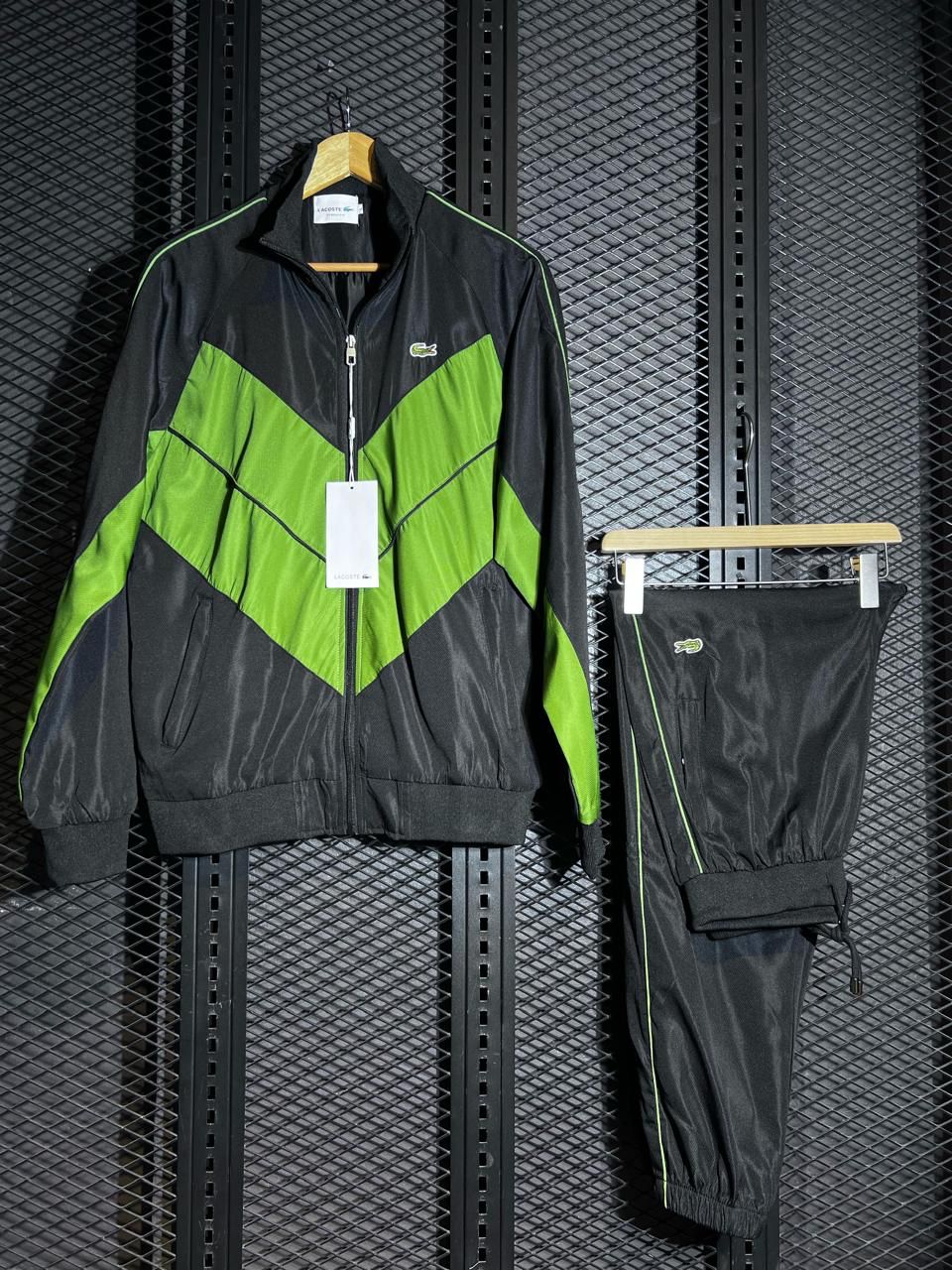 Lacoste Tracksuit "Black and Green"